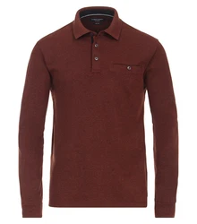 CASAMODA Langarm Poloshirt 