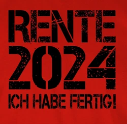 Shirtracer T-Shirt Rente schwarz