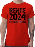 Shirtracer T-Shirt Rente schwarz