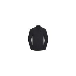 Rollkragenpullover Herren Rolli Midlayer 1/2 zip ROY - 19360 shale grey - black strip / M (1-tlg)