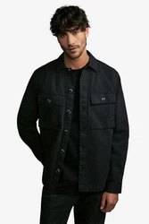Next Outdoorhemd Hemdjacke (1-tlg) Schwarz/Grau/Dunkelgrau