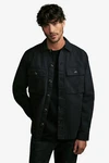 Next Outdoorhemd Hemdjacke (1-tlg) Schwarz/Grau/Dunkelgrau