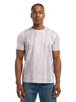 CARLO COLUCCI T-Shirt Dini Schwarz/Hellblau/Weiß