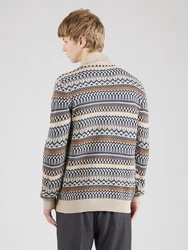 Blend Pullover Beige/Creme/Weiß/Braun/Gelb