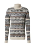 Blend Pullover Beige/Creme/Weiß/Braun/Gelb