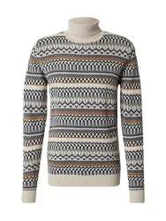 Blend Pullover Beige/Creme/Weiß/Braun/Gelb