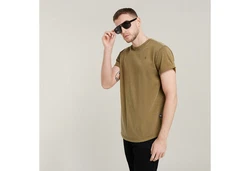 G-STAR T-Shirt 'Lash' Khaki/Dunkelgrün