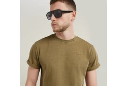 G-STAR T-Shirt 'Lash' Khaki/Dunkelgrün