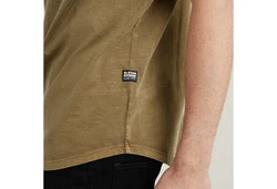 G-STAR T-Shirt 'Lash' Khaki/Dunkelgrün