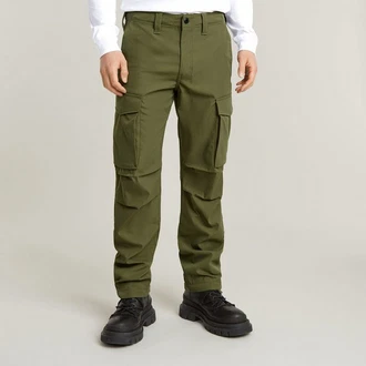 G-STAR Cargohose Core Regular Cargo Dunkelgrün/Khaki/Grün