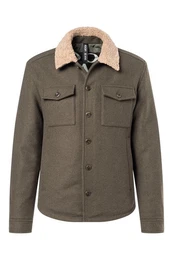 Wolljacke Julius mit Teddyfell-Kragen