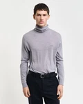 Gant Rollkragenpullover EXTRAFINE MERINO WOOL TURTLENECK Lila/Grau