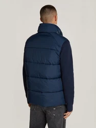 Tommy Jeans Steppweste TJM POLY PUFFER VEST Dunkelblau/Blau