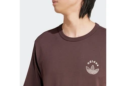 adidas Originals T-Shirt GRFX TEE Dunkelrot/Bordeaux/Braun/Lila/Dunkelbraun