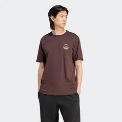 adidas Originals T-Shirt GRFX TEE Dunkelrot/Bordeaux/Braun/Lila/Dunkelbraun