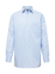 OLYMP Luxor Hemd Modern Fit Langarm Kent Kragen hellblau