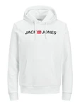 JACK & JONES Male Hoodie Logo knallrot/schwarz/weiß JACK & JONES Male Hoodie Logo knallrot/schwarz/weiß