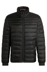 BOSS ORANGE Anorak Steppjacke Oden Schwarz/Dunkelgrau/Grau