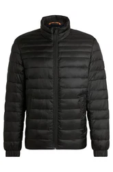 BOSS ORANGE Anorak Steppjacke Oden Schwarz/Dunkelgrau/Grau