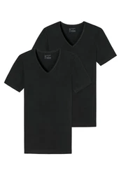 Schiesser Unterhemd 2er-Pack 95/5 Organic Cotton 