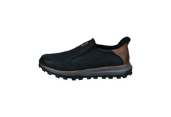 bugatti Slipper Schwarz/Braun/Blau