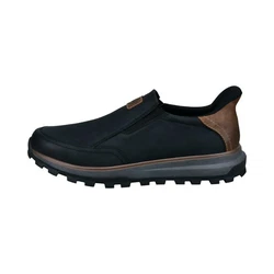 bugatti Slipper Schwarz/Braun/Blau