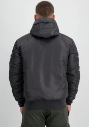 Alpha Industries Bomberjacke MA-1 HOODED Dunkelgrau/Grau/Hellgrau