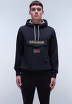 Napapijri Hoodie BURGEE blau/dunkelrot/schwarz/offwhite