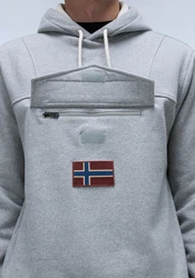 Napapijri Hoodie BURGEE grau
