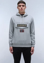 Napapijri Hoodie BURGEE grau