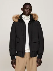 Tommy Hilfiger Bomberjacke ROCKIE DOWN BOMBER Schwarz