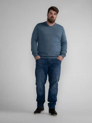 Petrol Industries Pullover 'Atka' Men Knitwear V-Ausschnitt Basic 