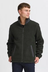Blend Fleecejacke BHLAURSUS Dunkelgrau/Hellgrau/Grau/Dunkelgrün