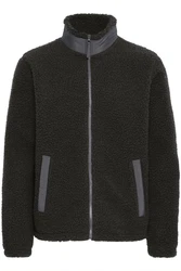 Blend Fleecejacke BHLAURSUS Dunkelgrau/Hellgrau/Grau/Dunkelgrün