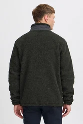 Blend Fleecejacke BHLAURSUS Dunkelgrau/Hellgrau/Grau/Dunkelgrün
