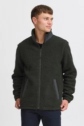 Blend Fleecejacke BHLAURSUS Dunkelgrau/Hellgrau/Grau/Dunkelgrün