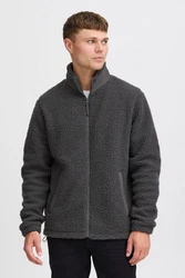 Blend Fleecejacke BHLAURSUS Dunkelgrau/Hellgrau/Grau