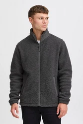 Blend Fleecejacke BHLAURSUS Dunkelgrau/Hellgrau/Grau