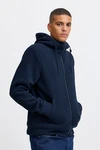 Blend Fleecejacke Sweatjacke Dunkelblau/Blau