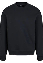 Urban Classics Rundhalspullover Fluffy Crewneck (1-tlg) Dunkelblau/Schwarz/Dunkelgrau