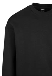 Urban Classics Rundhalspullover Fluffy Crewneck (1-tlg) Dunkelblau/Schwarz/Dunkelgrau
