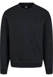 Urban Classics Rundhalspullover Fluffy Crewneck (1-tlg) Dunkelblau/Schwarz/Dunkelgrau
