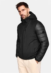 New Canadian Steppjacke Dunkelgrau/Grau/Schwarz