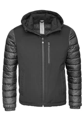 New Canadian Steppjacke Dunkelgrau/Grau/Schwarz