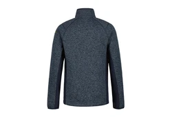 Icepeak Strickfleecejacke Bode Dunkelblau/Grau/Hellblau/Blau