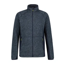 Icepeak Strickfleecejacke Bode Dunkelblau/Grau/Hellblau/Blau