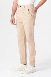 Miracle of Denim 5-Pocket Jeans Heiko Chino Beige/Khaki/Braun
