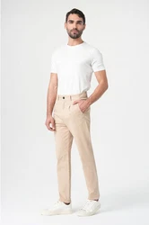 Miracle of Denim 5-Pocket Jeans Heiko Chino Beige/Khaki/Braun