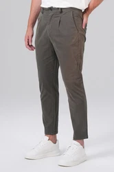 Miracle of Denim 5-Pocket Jeans Heiko Chino Khaki/Hellgrün/Grün/Dunkelgrün