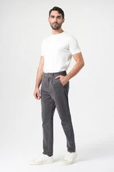 Miracle of Denim 5-Pocket Jeans Heiko Chino Dunkelgrau/Grau/Hellgrau/Blau